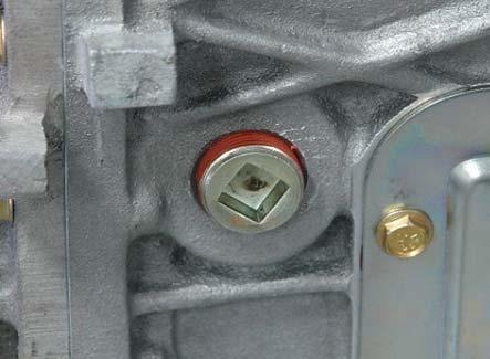 m FSO-4505A/218 Drain Plug 1. Remove the drain plug. 2.