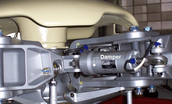 Hydraulic dampers are prone to leakage problems and have a short life due to a large number of moving components and seal wear resulting in higher maintenance cost.