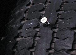 Passenger Tire Nail Hole Repair Guide Tires must