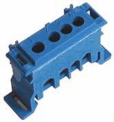 10950 PRAUPTB36 4-pin neutral terminal bloc (3 x 10 v + 1 x 16 v ) This terminal block, suitable for the use