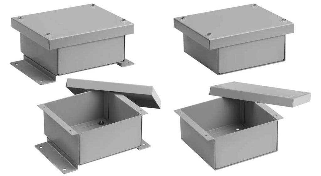 Type 3R Horizontal-Mount Boxes Type 3R Boxes and A90RH Application Designed for use as a wiring, junction, or pull box for outdoor horizontal-mounting applications such as on rooftops or pads.