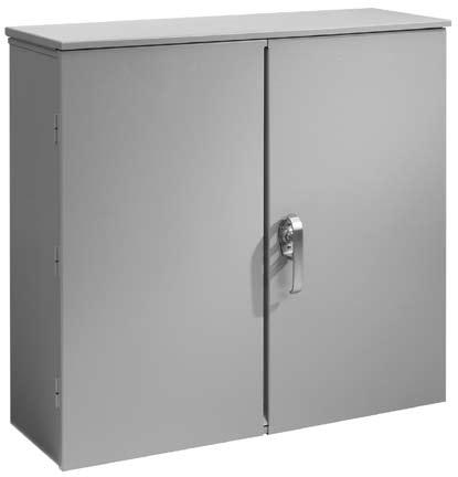 Current Transformer Hinged Cover Cabinets CT Cabinets and Terminal Boxes A90CT Double Door (A484814HCT only) Application Designed as a housing for instrument current transformers which are frequently