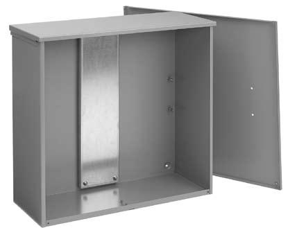 Transformer Cabinets: Screw Cover with Steel Foot Mount Panel Catalog Number A x B x C in. (mm) CT Panel D x E (in.) CT Panel D x E (mm) A303012CTCJ 30.