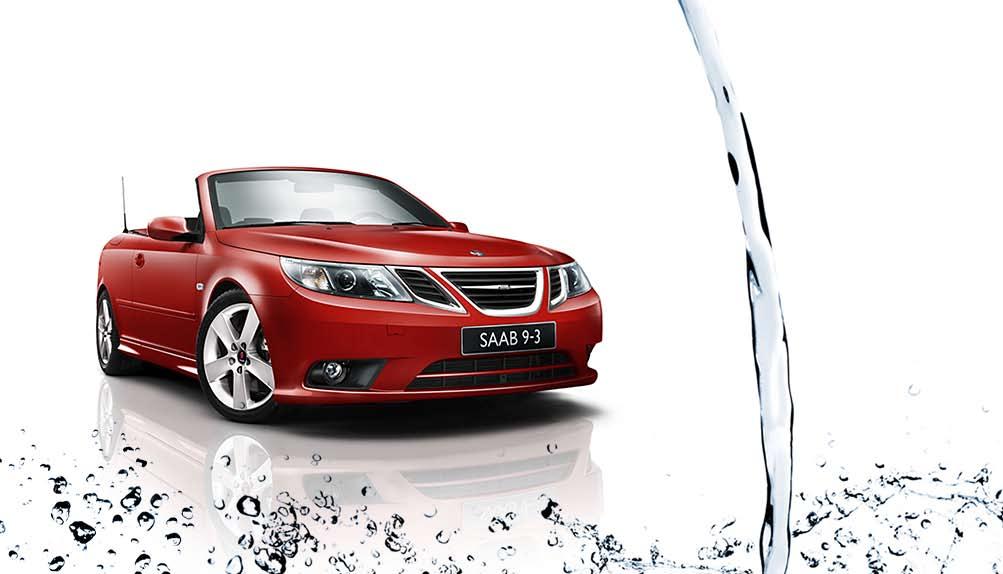The Saab Convertible The Saab 9-3 Convertible features bold styling inspired by the