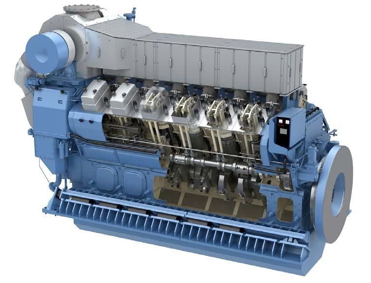 Benefits of liquid fuel engines Extensive experience The B32:40 is built on a wealth of experience.
