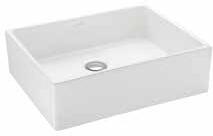 562 x 442 mm White and Biscuit# Vessels lavatory in White *Must Order: Grid Drain (K-1065000-CP) -0-96 *Please contact our technical