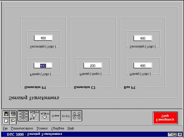 Modem depending on the communication type desired. This will open the Comm Port screen like the one shown in Figure 7-2. Figure 7-1. Initial Screen Figure 7-2.