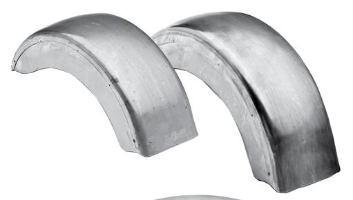 95 SKIRTED FENDERS FOR PAUGHCO EASYRIDE FRAMES 35"-long undrilled fenders for custom applications, or for use with Paughco s bolt-on fender struts (see page 100).