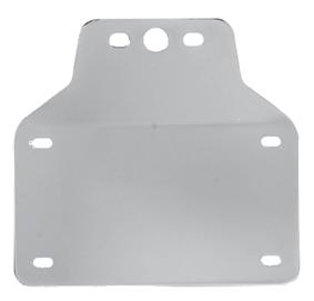 95 4" X 7" LICENSE PLATE HOLDERS 537A Recessed license plate holder with lens bracket $35.95 536A Flat license plate holder with lens bracket $30.95 535A Flat license plate holder $22.
