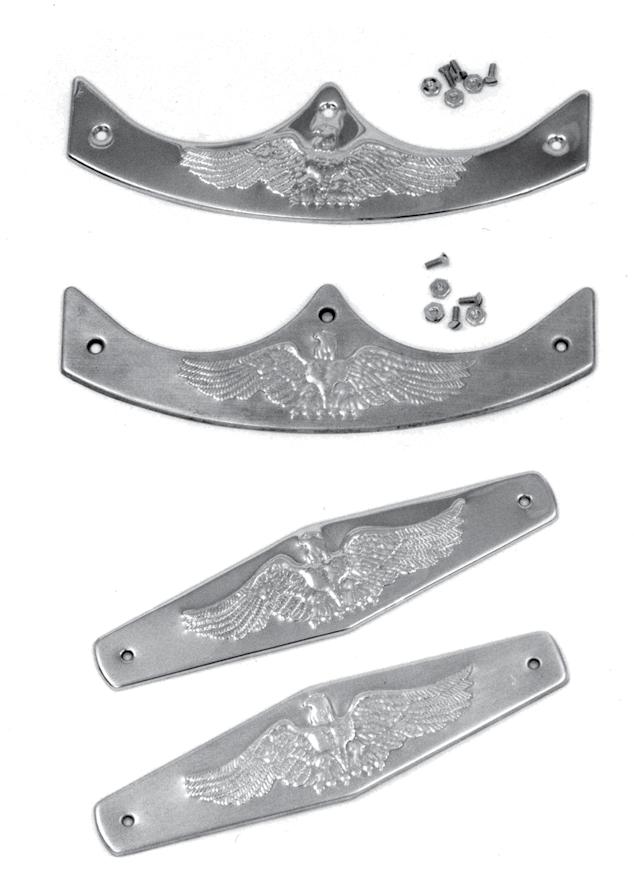 7B 7C 799 2004 Fender Trim And Rack & Gas Tank Badges 799A Chrome And Brass Fender To order these parts, call us at 775-246-5738 or toll free at 800-423-2621 And Tank Trims Distinctive pieces