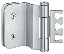 Heavy duty door 11 VNG 7780/100 for glass doors with un steel frames un 60,0 kg 95,0 mm 18,0 mm VARIANT VNG 7780/100 heavy duty hinge for glass