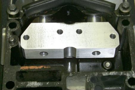 The top mount in position shows the tight