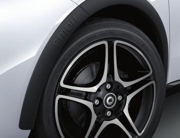 dynamic wheel house liners and stylish bicolour alloy