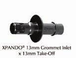 Xpando Take-Off fittings are an improved method of connecting low pressure irrigation tubes and