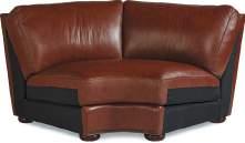 933 ANDREW SIGNATURE LEATHER SOFA Shown in Lifestyle