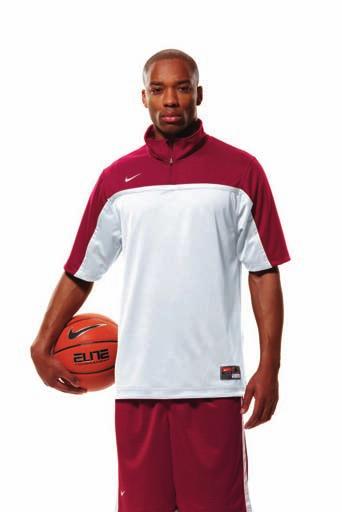 392909! BB10 S/S SHOOTING SHIRT $45.00* Single pique quarter zip short-sleeve shooting shirt. Set on taping across center chest. Embroidered Swoosh design trademark at upper right chest.