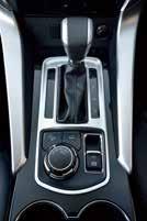 Downhill control lower gears are selected to support deceleration via engine braking - Throttle release control upshifting is temporarily prevented when the accelerator pedal is released to provide