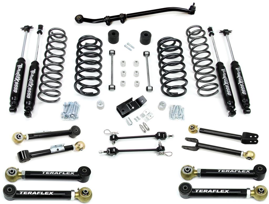 1 TJ 3 Suspension Systems Important Notes: Prior to beginning this or any installation read these instructions to familiarize yourself with the required steps and evaluate if you are experienced and