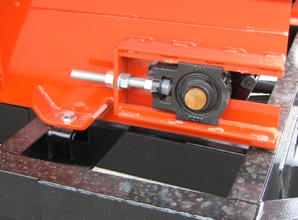 Be sure to adjust both sides equally so the chain is pulling straight. Hydraulic System Maintenance The hydraulic system is virtually maintenance free since it is a fully self contained system.