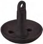High-quality, gray iron casting available with aluminum-painted or black PVC-coated finish.
