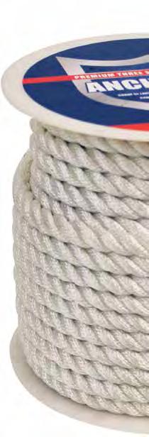 GENERAL PURPOSE ROPES & ACCESSORIES BULK ROPES Attwood offers bulk ropes in many popular types and sizes. Solid Braided Nylon Rope Thickness Color ** 1/8" 1000 ft. White 117540-1 3/16" 500 ft.