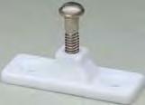 1/4"-20 set screw. ** White 10608-3 10608 Jaw Slide For 3/4" round tubing.