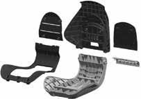 98900 98910 98920 Seat Shell Kits Centric X seat shell kits contain all plastic components to assemble.