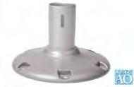 238 Series Pedestals & Extension Posts ABYC Code ** 238908 FIXED HEIGHT BELL PEDESTALS (HEIGHT MEASURED FROM DECK TO TOP OF SEAT MOUNT) 8" Height AO 238908-1 238908SM4* 10" Height AO 238910-1 AO 11"