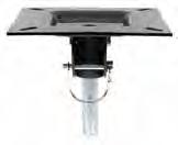 Seat Mounts Bench Style Seat Mounts Great for mounting seats in jon boats Constructed of quality aluminum.