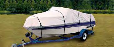 UNIVERSAL FIT BOAT COVERS Titanium, 300 Denier Polyester Our 300 denier premium boat covers are