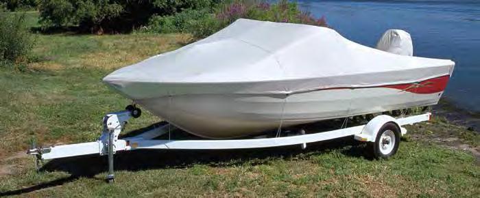 ROAD READY SEMI-CUSTOM FIT BOAT COVERS Cotton Canvas Ready is our economically priced semi-custom cover, constructed of cotton canvas for a perfect combination of breathability, water resistance and