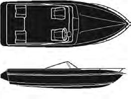 V-Hulls, Outboard For outboard boat models with conventional and walk-through windshields. Includes separate motor hood. Boat Style Beam Ready Cotton Cover No. Max Poly/Cotton Cover No.