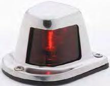 STAINLESS STEEL 66000 SERIES 1-MILE SIDELIGHTS Constructed of corrosion-resistant 304 stainless steel, these lights provide 1-mile visibility for power boats up to 39.4 ft. (12 meters).