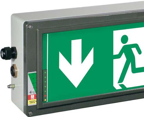 . Ex-Escape sign luminaires Ex-Lite Metal version with LED technology for Zone 1 and Zone 21 / NEC applications The robust escape sign luminaire The Ex-Lite series of explosion-protected escape sign