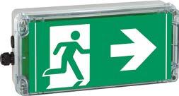 .1 Ex-signal and escape sign luminaires Applications and decision criteria Escape sign luminaire EXIT Emergency lighting central or decentral With regard to emergency lighting in hazardous areas,