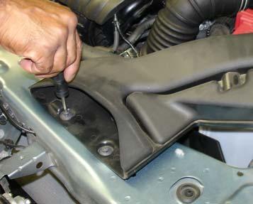 Unscrew the two m4 bolts from the mass air flow