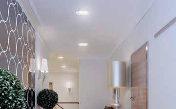 CoreLine SlimDownlight CoreLine LED range Product overview Up to 70 % energy savings Wattage mini Wattage compact CFL EM 54 W 66 W CoreLine SlimDownlight 13 W 8 W 10,000 hrs 50,000 hrs Savings over