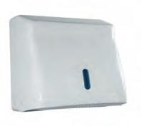 Paper Dispensers - interfold > Easy loading inside opened cover > Dispenser 210 can contain both rolls and folded paper Paper towel