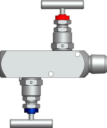 connection type A NPT    applications 2-valve manifold /RKC Mounting bracket carbon steel /RKS