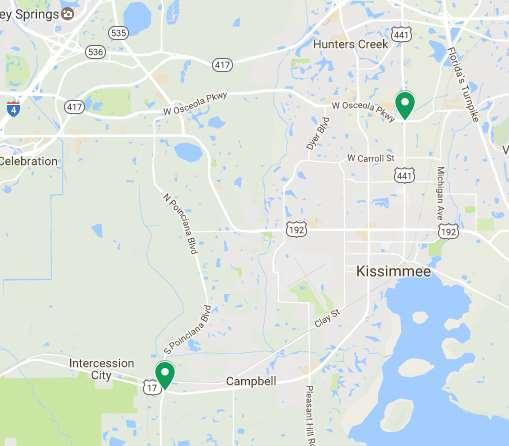 CV Project Operational Osceola County deployed RSUs at the following two intersections Orange Blossom Trial (OBT) at Poinciana Boulevard Orange Blossom Trail at