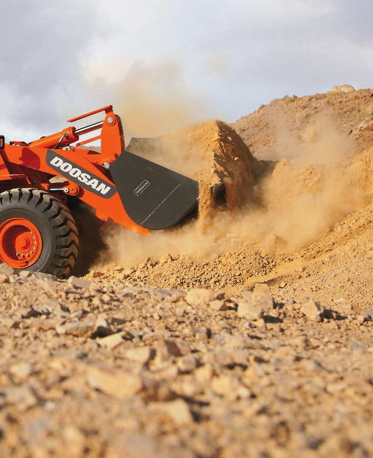 Lift Capacity The ability to take on big heavy loads is critical for doing more work in less time. Doosan doesn t let you down.