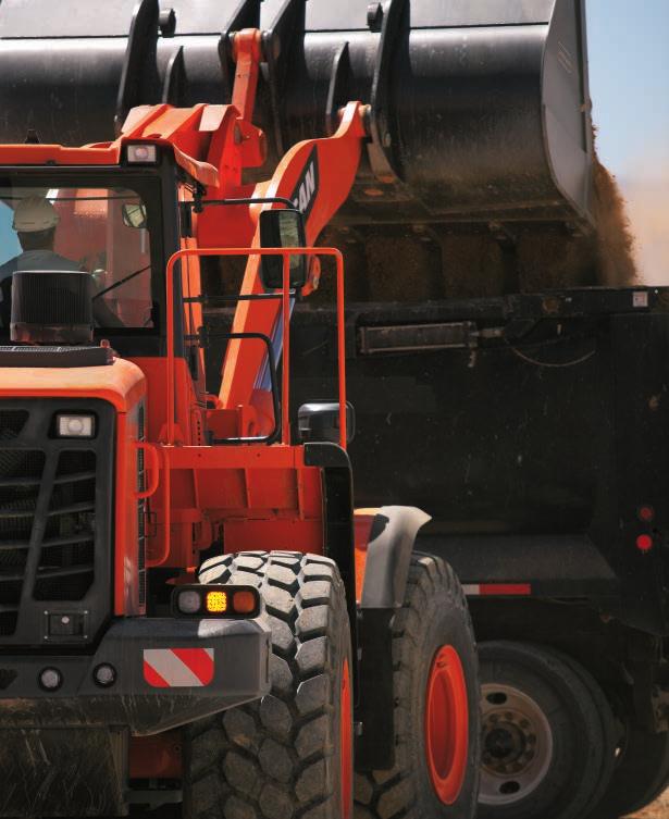 DOOSAN DELIVERS Productivity Whether you re loading a small truckload or moving a mountain of material, Doosan delivers amazing results in less time.