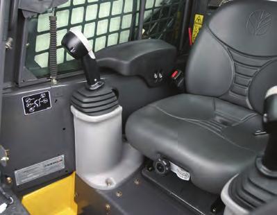 provides deluxe operator comfort Optional pilot control precision New Holland gives you the choice of standard mechanical controls or the optional pilot control system for added precision, comfort