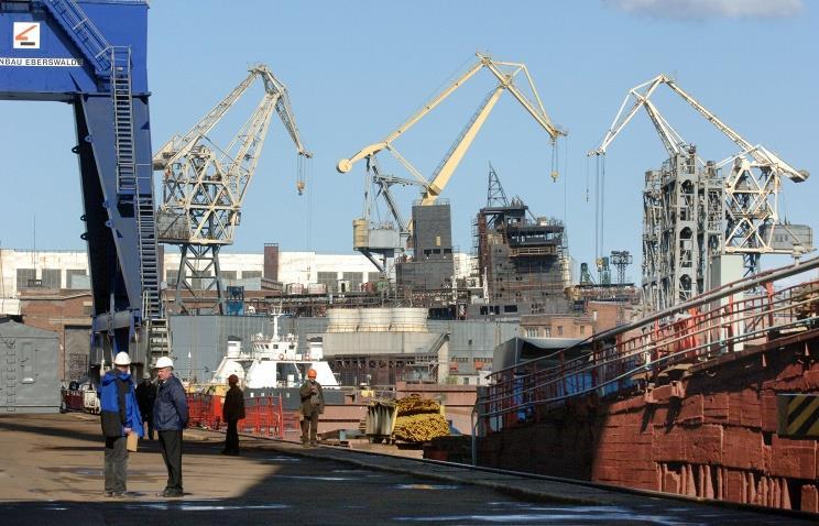 Shipyard in Leningrad