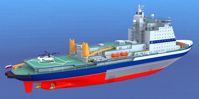 9 meters Fleet: 1st («Arctic») scheduled 31.12.2017 2nd («Siberia») scheduled 25.12.2019 3rd («Ural») scheduled 25.12.2020 Built at Baltic Shipyard for Rosatomflot.