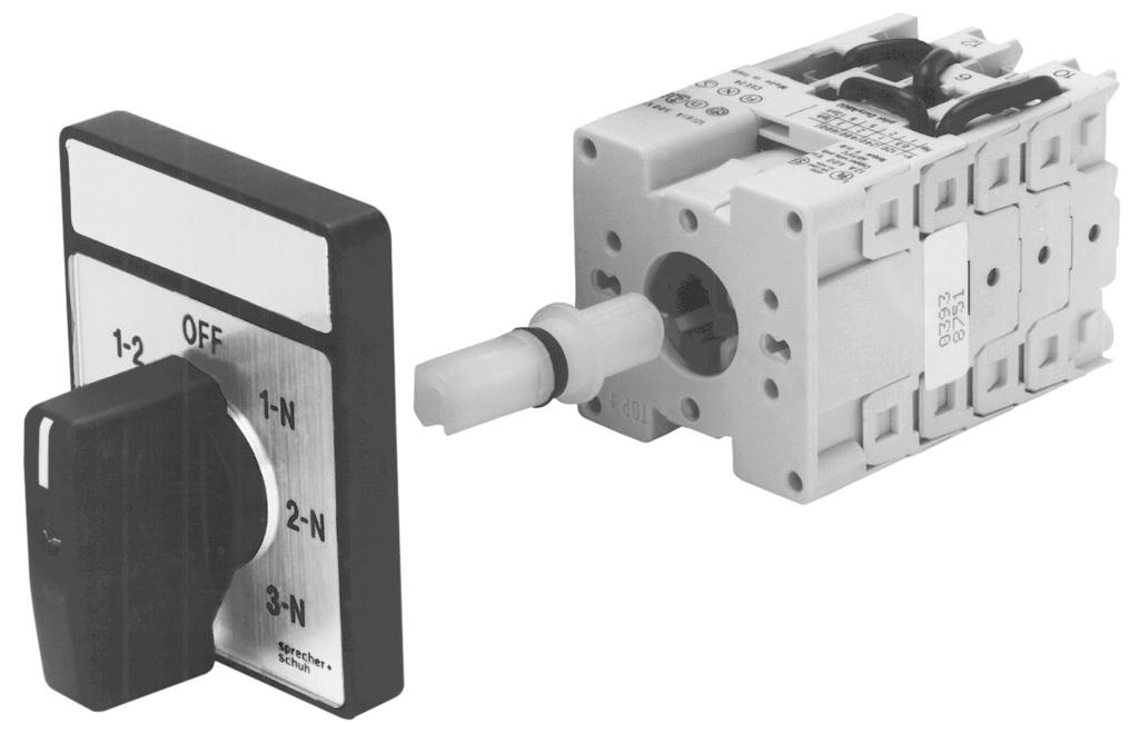 Rotary Cam es Series L2 How to order L2 contro and oad switches A compete L2 switch is ordered with just two cataog numbers.