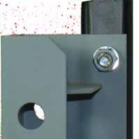 NOTE For Pass Type Doors, the Side Opposite Latch Mounting holes