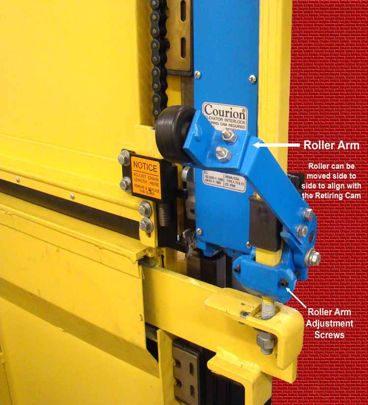 For Immediate Help Call 1-314-533-5700 Interlock Roller Arm Installation Attach the Interlock Roller Arm to the