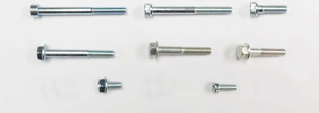 Screw (2) - M6 Nut (1) - 20A Fuse (8) - 3/4 Hose Clamp (1) - Worm Clamp (2) - M8 Washer (2) - Bolt, Hex Flange, M8 x 1.25 x 20mm (4) - Bolt, Hex Flange, M6 x 1.
