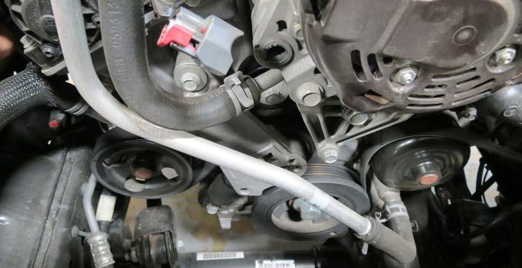 TIP: Tensioner is hydraulic and will require constant
